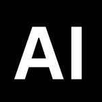 Monochrome AI Marketer logo showcasing innovative branding and marketing strategies.
