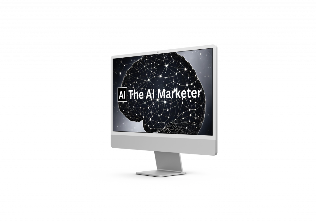 The-ai-marketer displayed on a screen